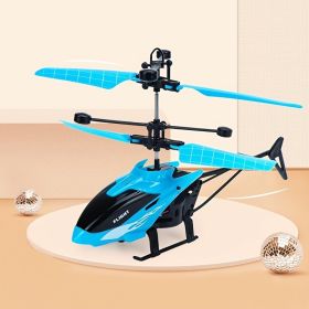 1pc USB Charging Light Up Flying Ball Crystal Sensor Flyer Suspension Gesture Remote Control Airplane Toy For Kids Ages 7+ (Color: Colorful Ball)