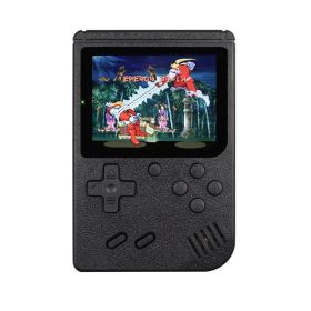 Retro Portable Mini Handheld Video Game Console 8-Bit 3.0 Inch Color LCD Kids Color Game Player Built-in 400 games (Ships From: China, Color: Black)