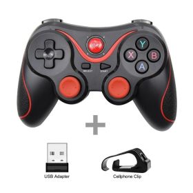 T3 X3 Wireless Joystick Gamepad PC Game Controller Support Bluetooth BT3.0 Joystick For Mobile Phone Tablet TV Box Holder (Ships From: China, Color: 001)