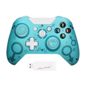 2.4G Wireless Game Controller For Xbox One Accessories Gamepad For Android Smart Phone/Steam PC Joystick For PS3 Controle Joypad (Ships From: China, Color: Blue)