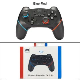 Compatible Nintendo Switch Controller Wireless Bluetooth Gamepads For Nintendo Switch Pro OLED Console Control Joystick (Ships From: China, Color: Blue-Red With BOX)