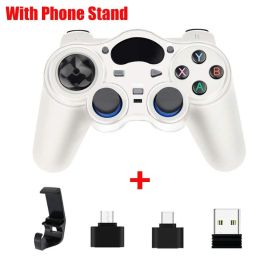 2.4 G Controller Gamepad Android Wireless Joystick Joypad with OTG Converter For PS3/Smart Phone For Tablet PC Smart TV Box (Ships From: China, Color: 003)