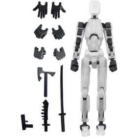 MerryXD Titan 13 Action Figure, Lucky 13 Action Figure T13 Action Figure (Color: transparent)