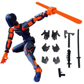 MerryXD Titan 13 Action Figure, Lucky 13 Action Figure T13 Action Figure (Color: navy)