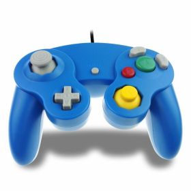 Wired NGC Controller Gamepad For Nintendo GameCube GC & Wii U Console Colors NEW (Color: Blue)