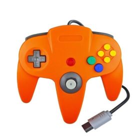 New Wired Controller Joystick Compatible With Nintendo 64 N64 Video Game Console (Color: Orange)