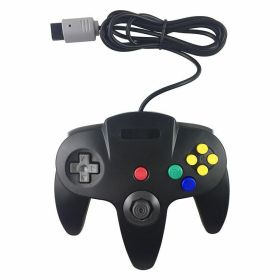 New Wired Controller Joystick Compatible With Nintendo 64 N64 Video Game Console (Color: Black)