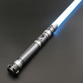 TXQ SABER Force Heavy Dueling RGB / Neo Pixel Motion Control Lightsaber Infinite Colour Change Premium aluminium handle Jedi Sword Kids Toys (Color: TSK-E05-Gray, version: Premium RGB)