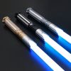 TXQ SABER Force Heavy Dueling RGB / Neo Pixel Motion Control Lightsaber Infinite Colour Change Premium aluminium handle Jedi Sword Kids Toys