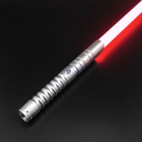 TXQ SABER Lightsaber RGB/SN-Pixel Stars kids Laser Combat Heavy Dueling Jedi Saber Sword Blaster Luminous Toy Laser Cosplay (Color: TSK-E01-Gray, version: SN-Pixel)