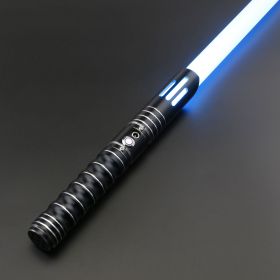 TXQ SABER Lightsaber RGB/SN-Pixel Stars kids Laser Combat Heavy Dueling Jedi Saber Sword Blaster Luminous Toy Laser Cosplay (Color: TSK-E09-Black, version: Premium Baselit)