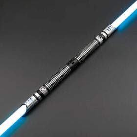 TXQ SABER Heavy Dueling RGB / Neo Pixel Smooth Lightsaber Colors Changing Metal Hilt Lock up Blaster Laser Jedi Sword Kids Toys (Color: TSK-E31-Black(2pc), version: Premium RGB)