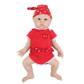 IVITA WG1525 47cm 3.29kg 100% Full Body Silicone Reborn Baby Doll Realistic Baby Toys Soft Dolls for Children Christmas Gift (Color: Girl Baby Doll, size: 47cm(18.5 inch))