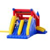 VEVOR Inflatable Bounce House, Outdoor High Quality Playhouse Trampoline, Jumping Bouncer with Blower, Slide, and Storage Bag