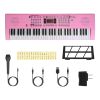 61 Keys Digital Music Keyboard Electric Piano Electronic Musical Instrument Kids Learning Keyboard with Microphone for 3-12 Year Old Kids Girls Boys