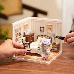 Rolife Super Store Kits Plastic Building Toys For Xmas Gifts DIY Miniature House (Option: DW009)