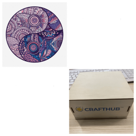 Animal Puzzle Craft Hub A3 Size (Option: 33Style-A3 wooden box)