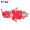 IVITA 14inch 1.65kg Full Body Silicone Bebe Reborn Doll Soft Lifelike Baby DIY Blank Toys Realistic Girl Baby Dolls for Children