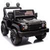 Licensed 2015 Land Rover Defender 90,24V Kids Ride On XXL Car W/Parents Control,2wd,Four-wheel suspension,Bluetooth,MP3,Music,Power display,LED Lights
