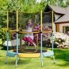 48" Toddler Trampoline with Safety Enclosure Net