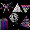 36pcs Magnetic Sticks + 27pcs Bucky Balls Combination Set Building Blocks; Puzzle Decompression Magnet Science Toys