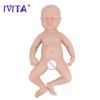 IVITA WB1548 16.92inch 2189g 100% Full Body Silicone Reborn Levi Doll Realistic Soft Baby Dolls with Clothes for Children Toys