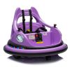 12V ride on bumper car for kids,electric car for kids,1.5-5 Years Old,W/Remote Control, LED Lights, Bluetooth & 360 Degree Spin