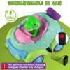 2Pack Dinosaur Remote Control Cars for Toddlers Rechargeable RC Cars with Light Music Birthday Gift For Boys Girls Aged 3 4 5 6 Years Old