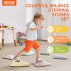 VEVOR Kids Balance Stepping Stones Sensory Obstacle Course 6 PCS Outdoor Indoor