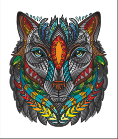 Each Piece Is Animal Shaped Christmas Gift Colorful Elephant Turtle Wooden Jigsaw Puzzles (Option: Style16-A4)