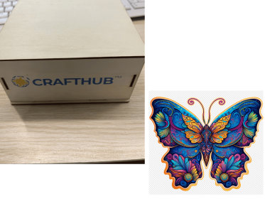 Animal Puzzle Craft Hub A3 Size (Option: 49style-A3 wooden box)