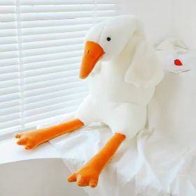 Cute Big White Geese Pillow Plush Toy (Option: White Big White Geese-50CM)